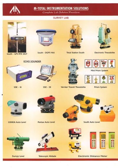 Civil & Survey Lab catalogue page 1